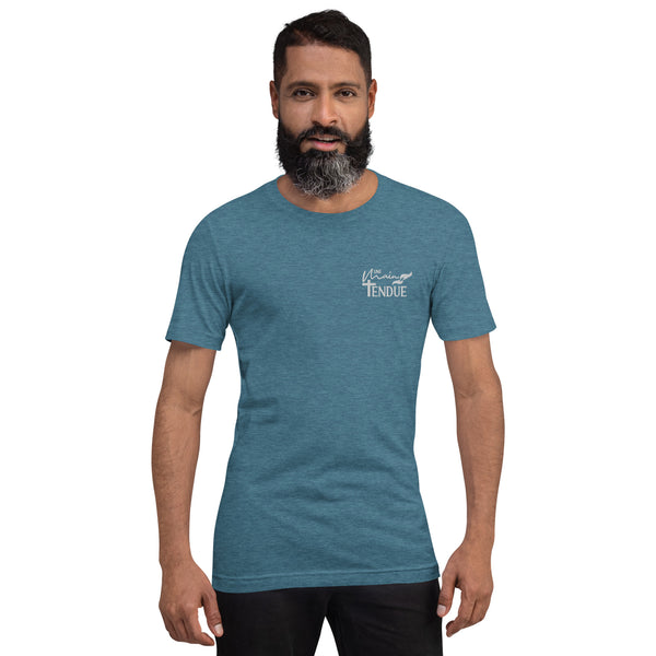 T-shirt homme "unemain tendue" (logo blanc)